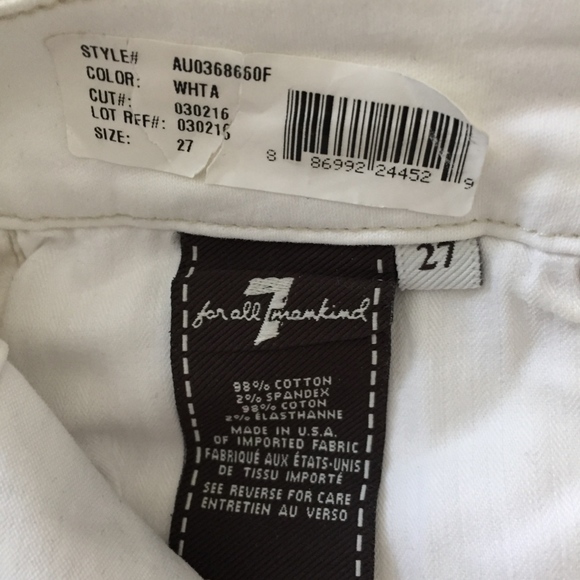 *Host Pick* NWT 7 For All Mankind Skinny Floral Jean - Picture 8 of 9